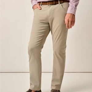 NEW johnnie-O Men's Tan Chinos in Sage